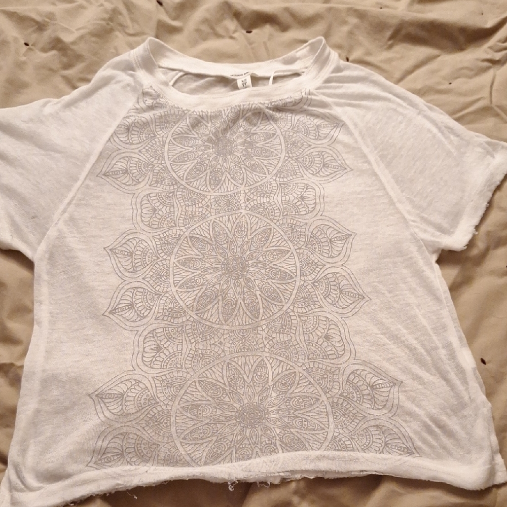 Bethany Mota White Mandala Graphic Tee